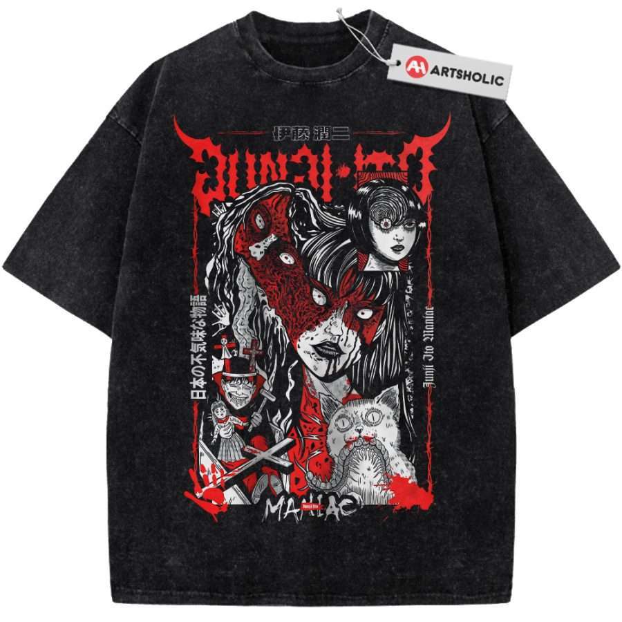 Alternative view of Tomie Shirt, Junji Ito Collection Shirt, Anime Shirt, Vintage T-Shirt