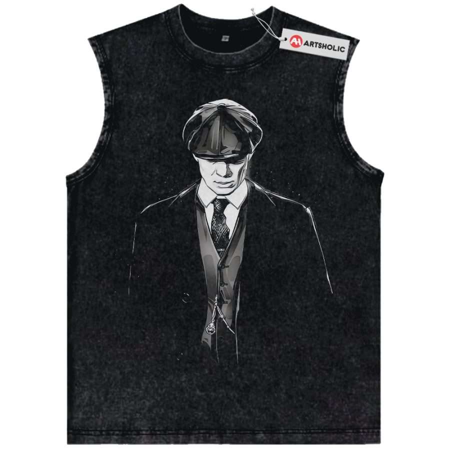 Alternative view of Tommy Shelby Tank Top, Peaky Blinders Tank Top, Movie Tank Top, Vintage Tank Top