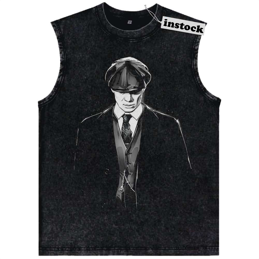 Tommy Shelby Tank Top, Peaky Blinders Tank Top, Movie Tank Top, Vintage Tank Top