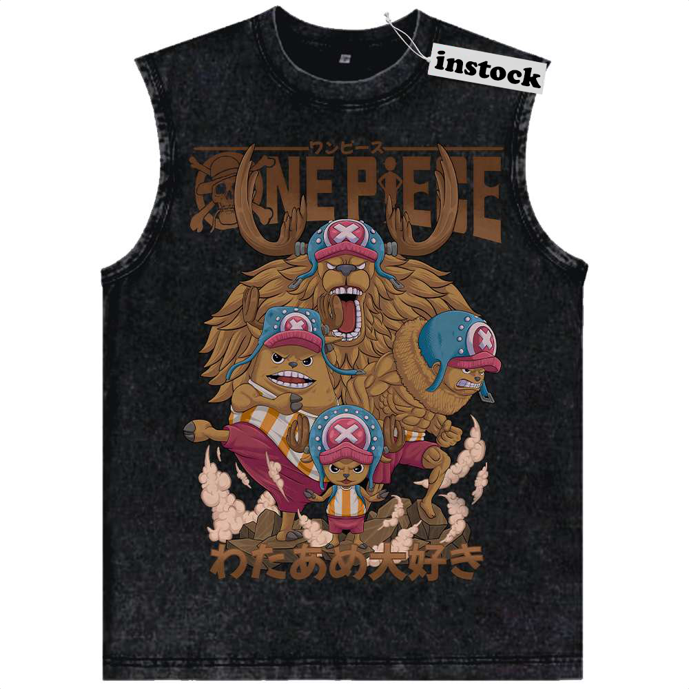 Tony Tony Chopper Tank Top, One Piece Tank Top, Anime Tank Top, Vintage Tank Top