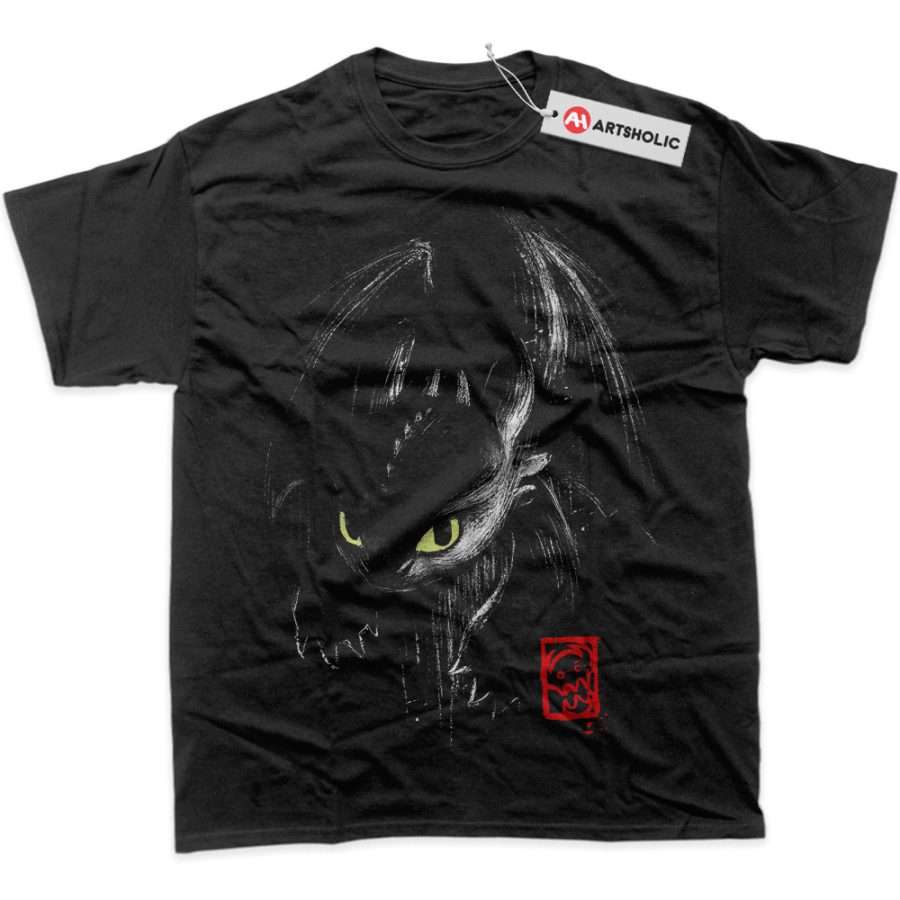Alternative view of Toothless Shirt, How to Train Your Dragon Shirt, Animated Shirt, Graphic Tee