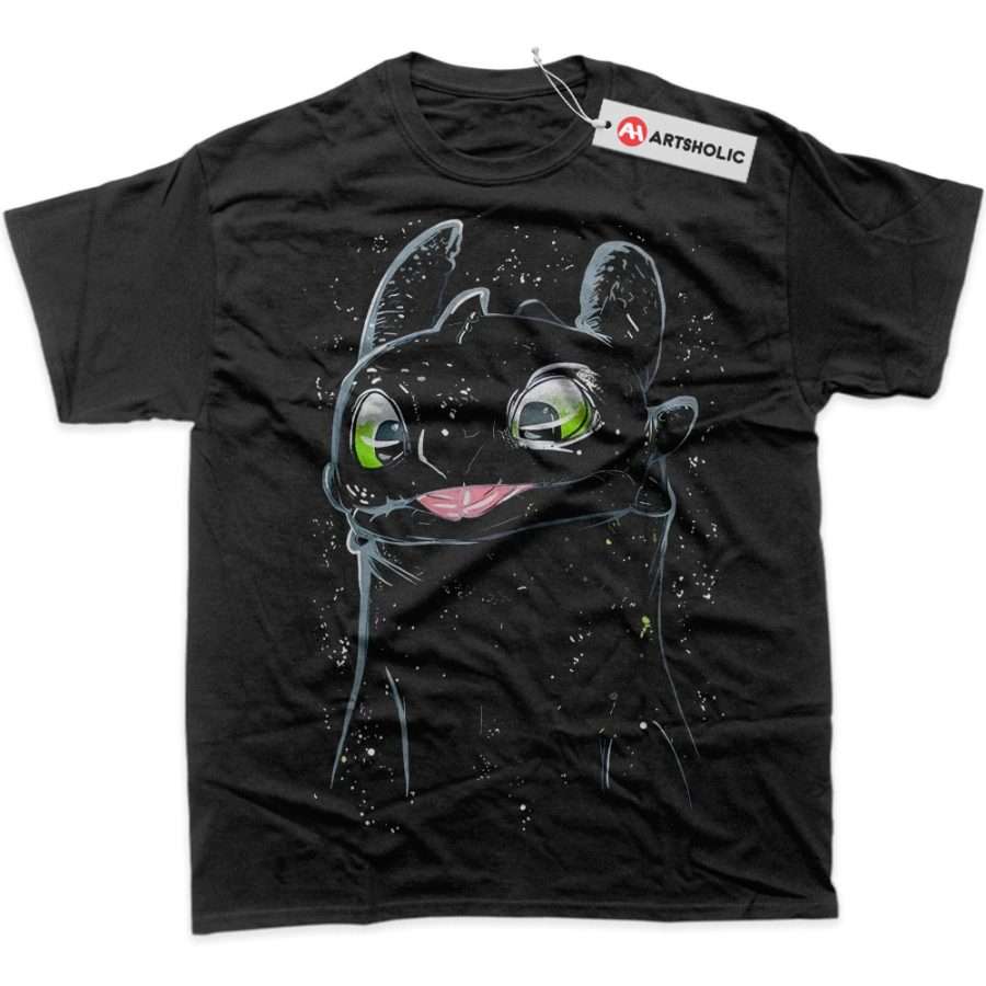 Alternative view of Toothless Shirt, How to Train Your Dragon Shirt, Animated Shirt, Graphic Tee