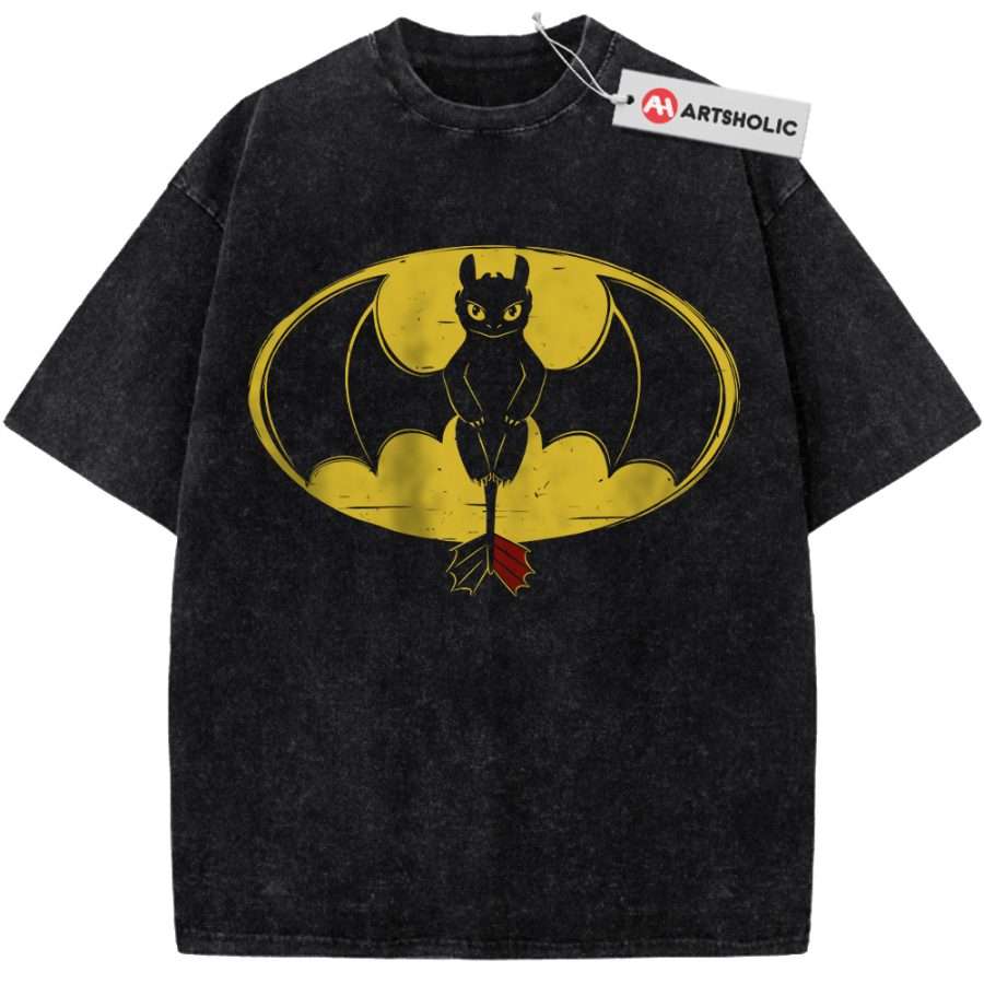 Alternative view of Toothless Shirt, How to Train Your Dragon Shirt, Animated Shirt, Vintage T-Shirt