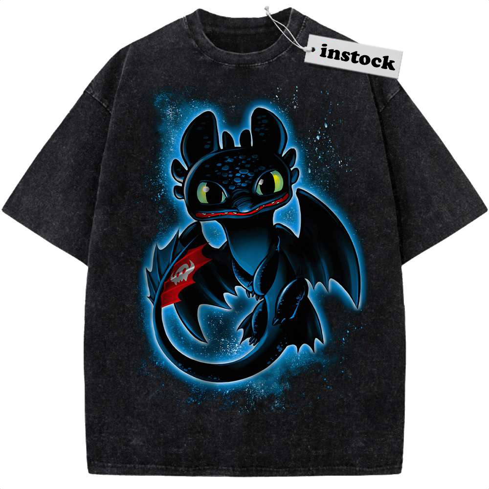 Toothless Shirt, How to Train Your Dragon Shirt, Animated Shirt, Vintage T-Shirt
