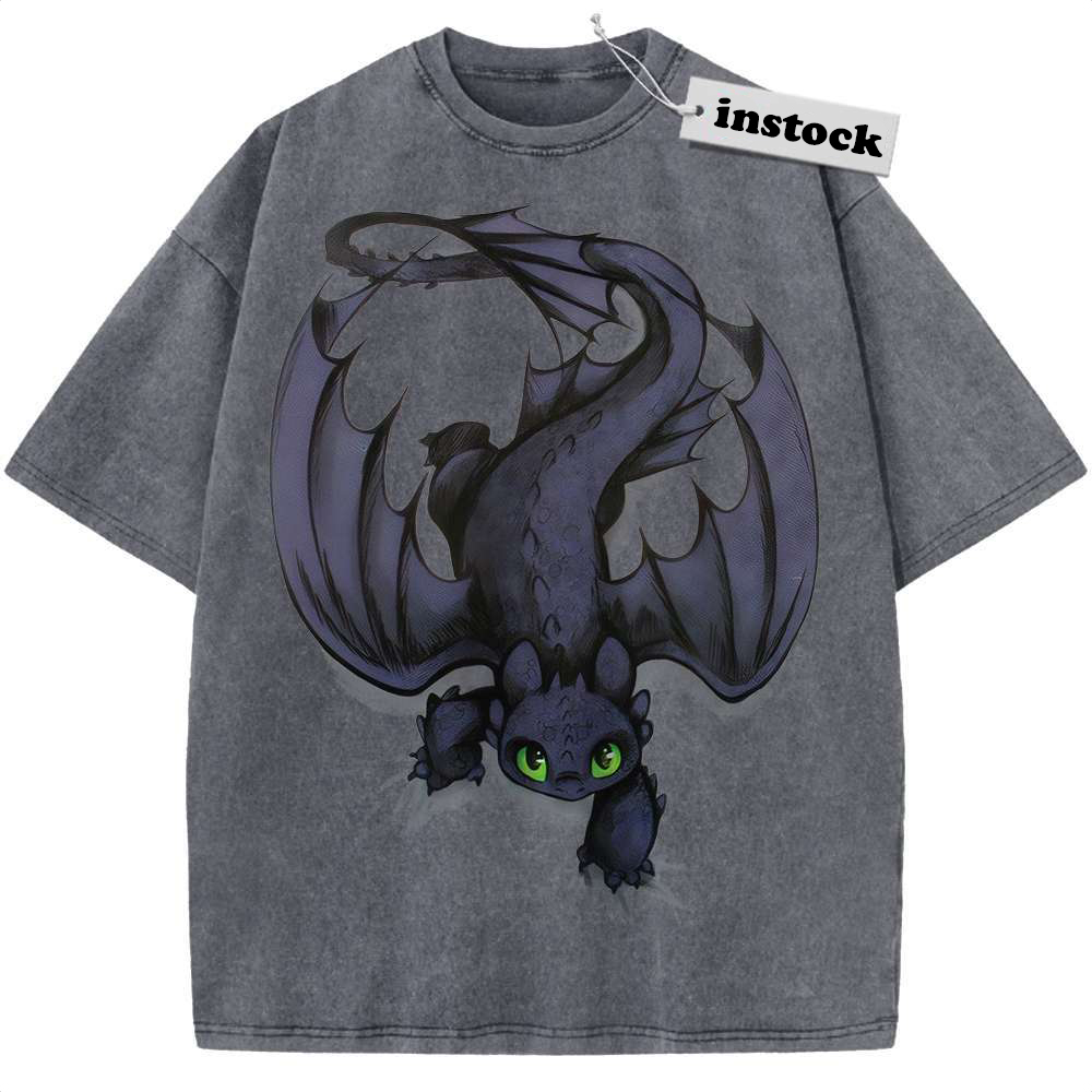 Toothless Shirt, How to Train Your Dragon Shirt, Animated Shirt, Vintage T-Shirt