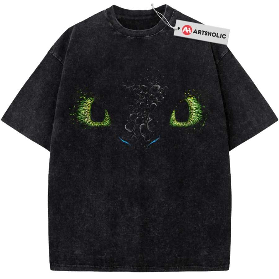 Alternative view of Toothless Shirt, How to Train Your Dragon Shirt, Animated Shirt, Vintage Tee