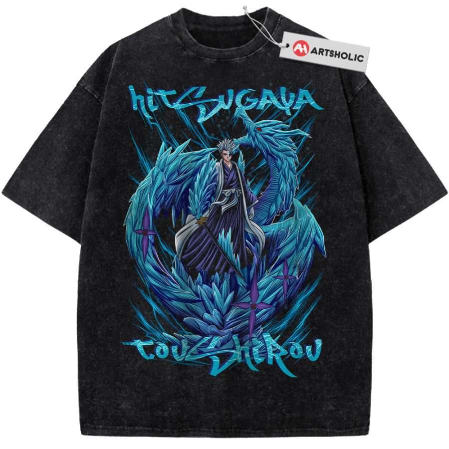 Alternative view of Toshiro Hitsugaya Shirt, Bleach Shirt, Anime Shirt, Vintage T-Shirt
