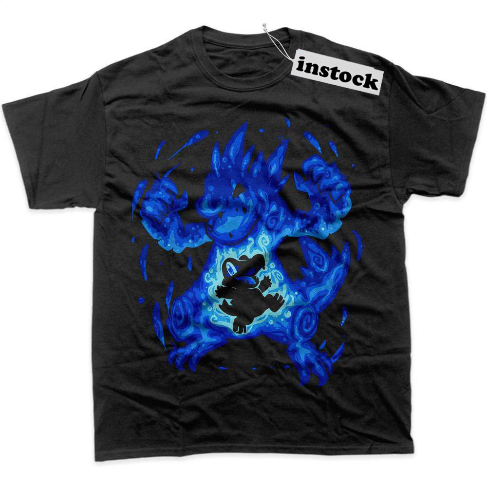 Totodile vs Feraligatr Shirt, Pokemon Shirt, Anime Shirt, Graphic T-Shirt