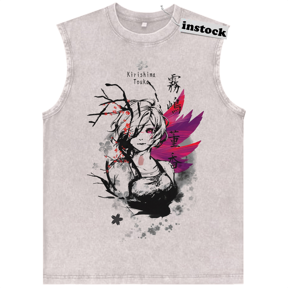 Touka Kirishima Tank Top, Tokyo Ghoul Tank Top, Anime Tank Top, Vintage Tank Top