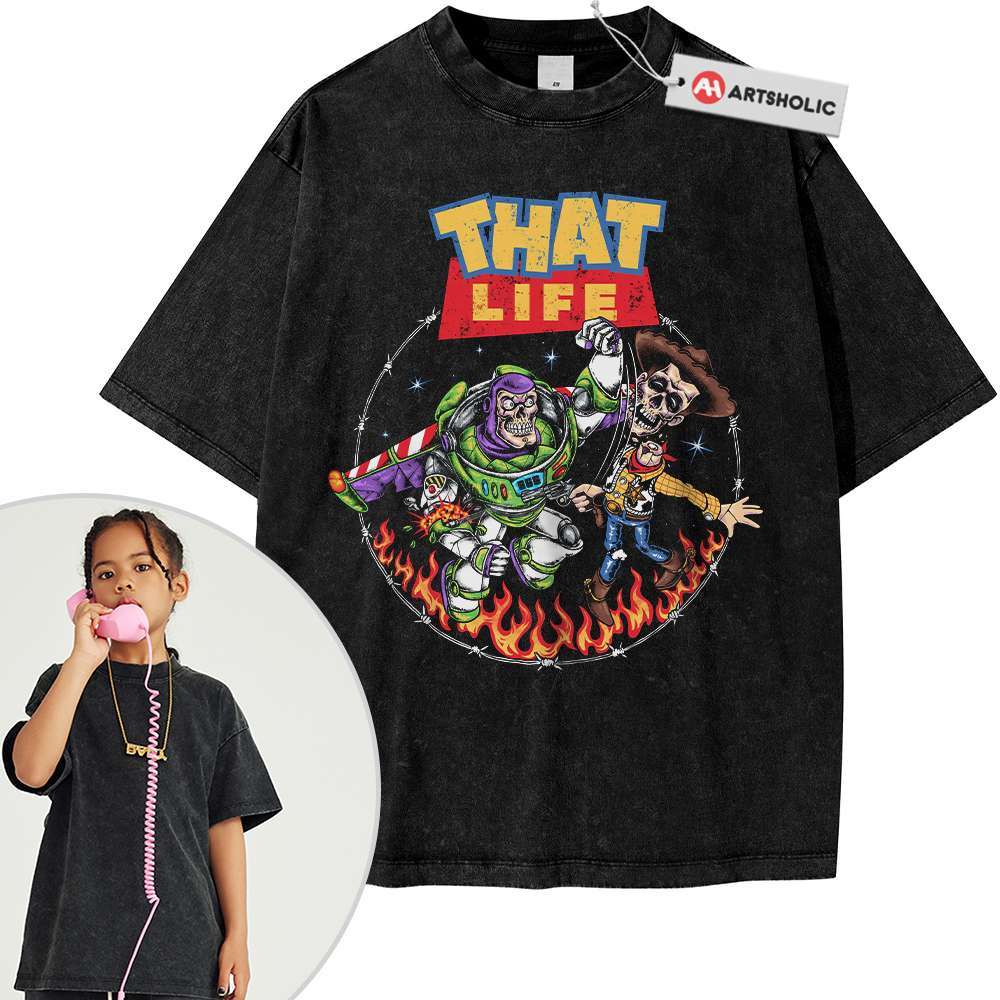 Toy Story Shirt For Kids, Animated Shirt For Kids, Vintage Tee For Kids
