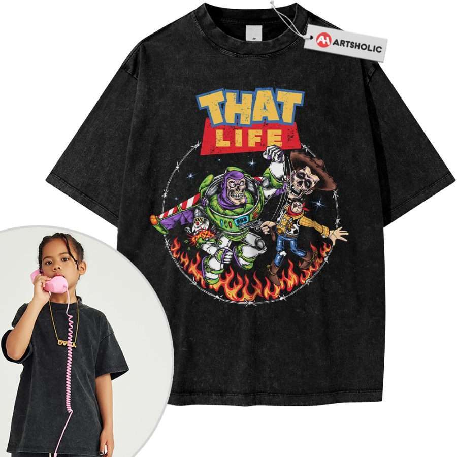 Alternative view of Toy Story Shirt For Kids, Animated Shirt For Kids, Vintage Tee For Kids