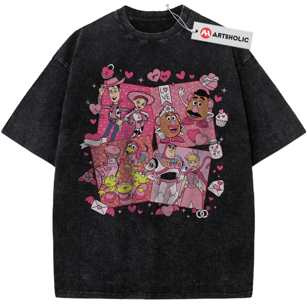 Alternative view of Toy Story Shirt, Valentine's Day Shirt, Animated Shirt, Vintage Tee