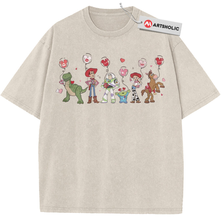 Alternative view of Toy Story Shirt, Valentine's Day Shirt, Animated Shirt, Vintage Tee