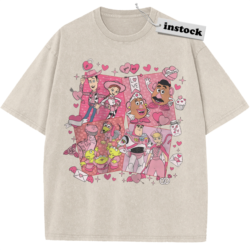 Toy Story Shirt, Valentine's Day Shirt, Animated Shirt, Vintage Tee
