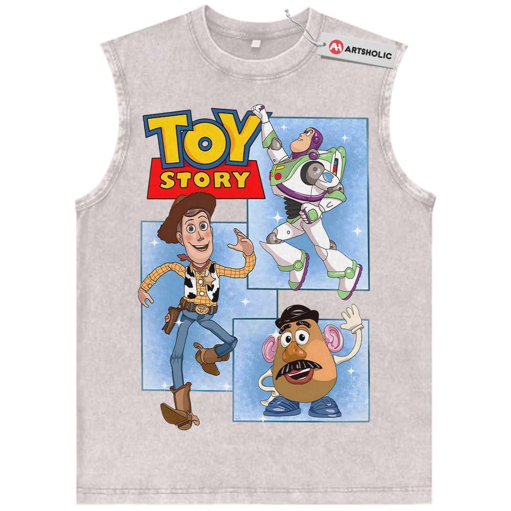 Alternative view of Toy Story Tank Top, Animated Tank Top, Vintage Tank Top