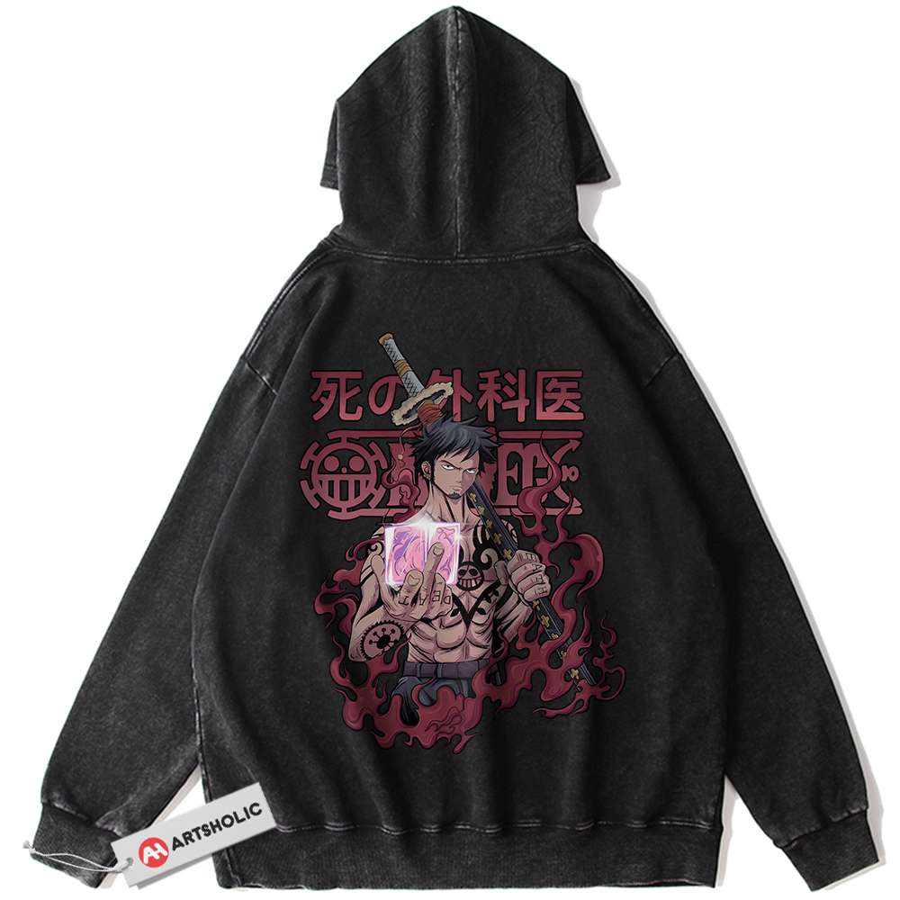 Trafalgar D Water Law Hoodie, One Piece Hoodie, Anime Hoodie, Vintage Hoodie