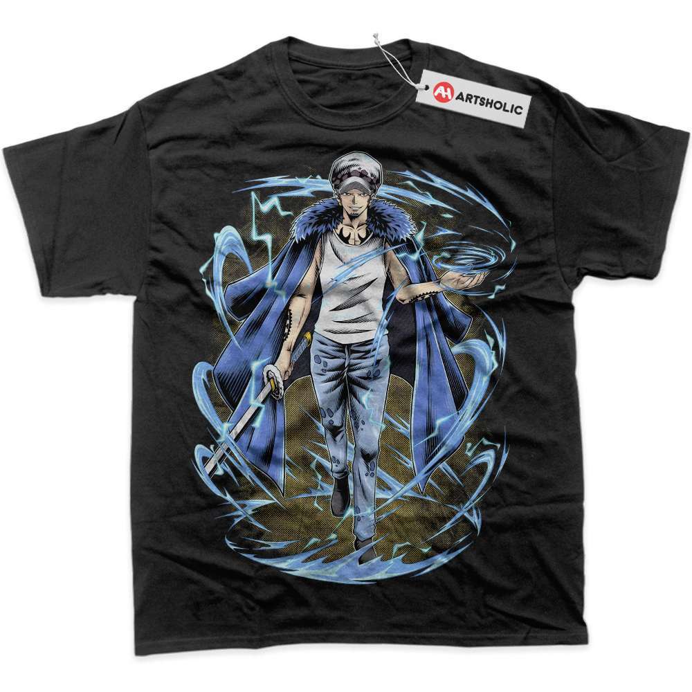 Alternative view of Trafalgar D Water Law Shirt, One Piece Shirt, Anime Shirt, Graphic T-Shirt