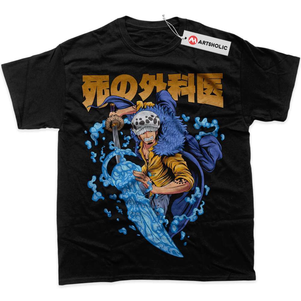 Alternative view of Trafalgar D Water Law Shirt, One Piece Shirt, Anime Shirt, Graphic Tee