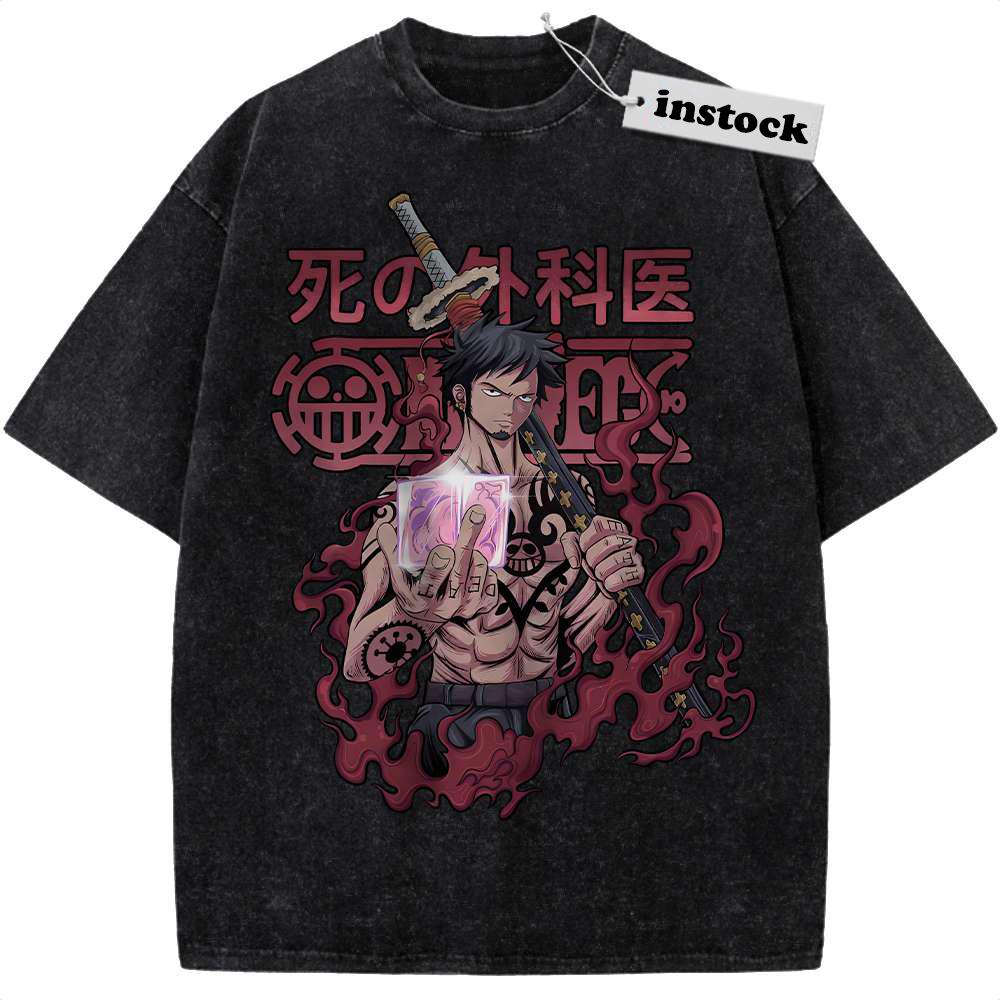 Trafalgar D Water Law Shirt, One Piece Shirt, Anime Shirt, Vintage T-Shirt