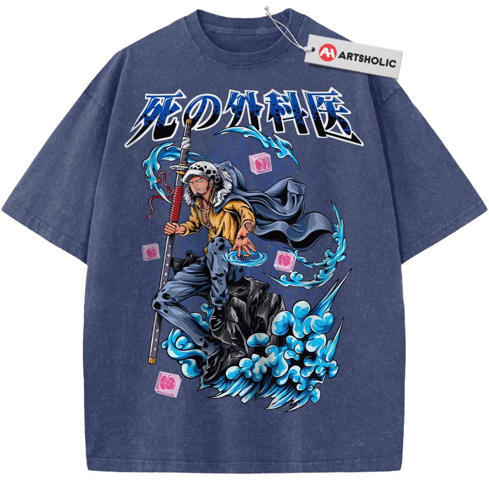 Trafalgar D Water Law Shirt, One Piece Shirt, Anime Shirt, Vintage T-Shirt