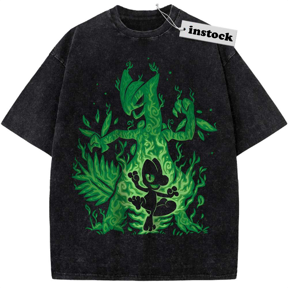 Treecko Shirt, Sceptile Shirt, Pokemon shirt, Anime Shirt, Vintage T-Shirt