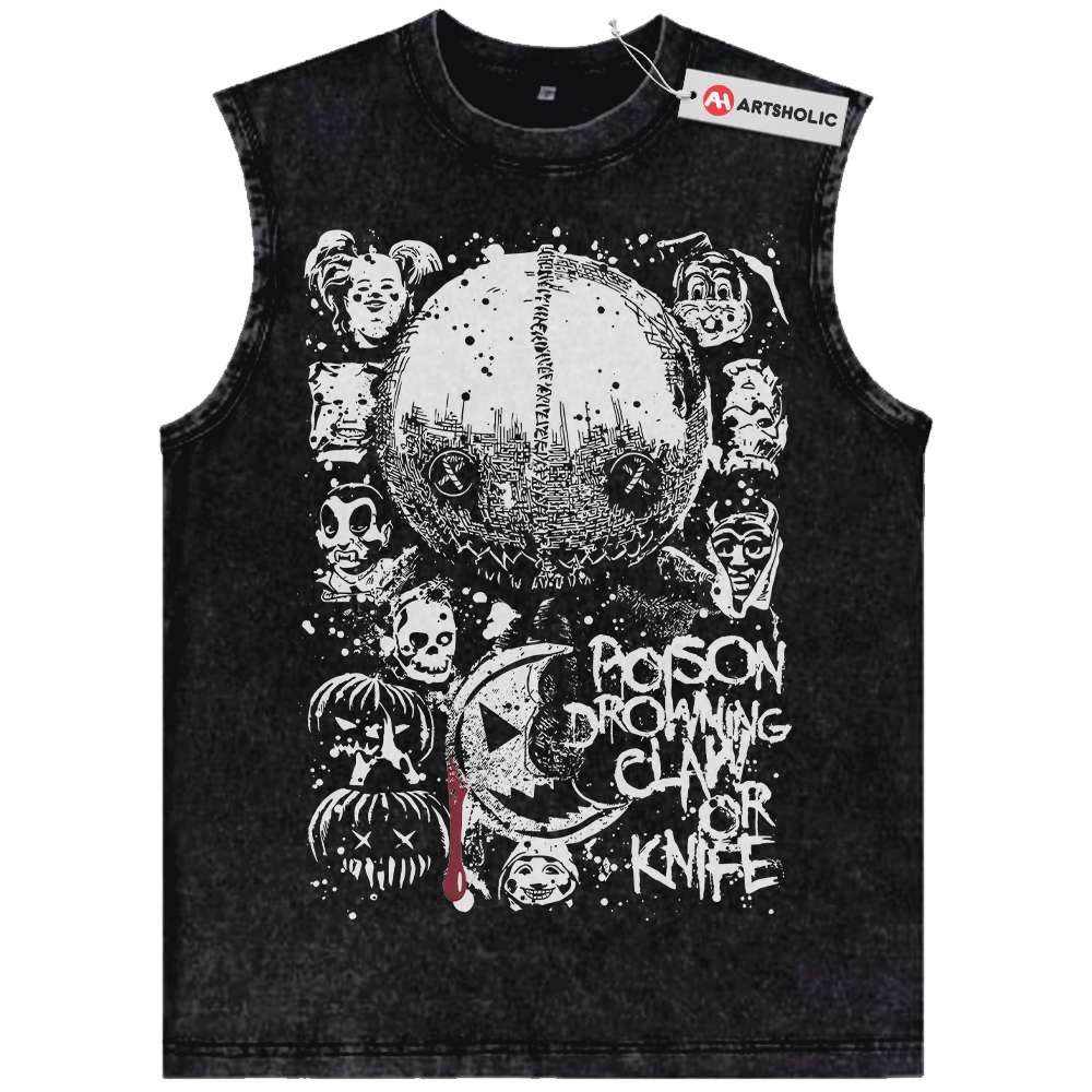 Trick 'r Treat Tank Top, Halloween Tank Top, Horror Movie Tank Top, Vintage Tank Top