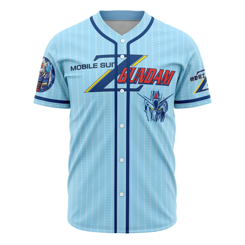 Trippy Abstract Gundam Custom Baseball Jersey - Otaku Hall