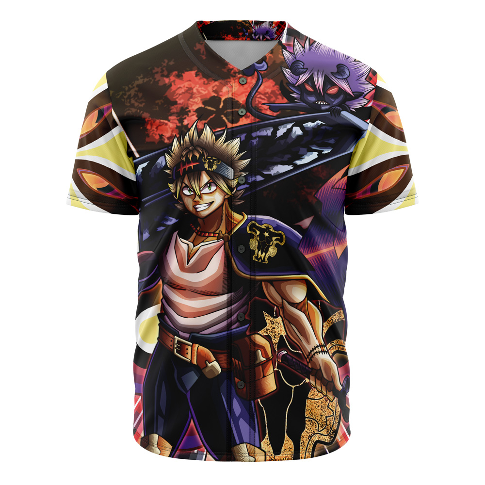 Trippy Asta x Liebe Black Clover Custom Baseball Jersey - Otaku Hall