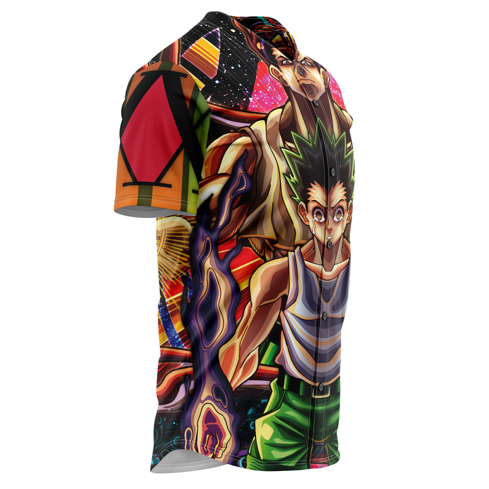Alternative view of Trippy Gon Freecss Hunter X Hunter Custom Baseball Jersey - Otaku Hall