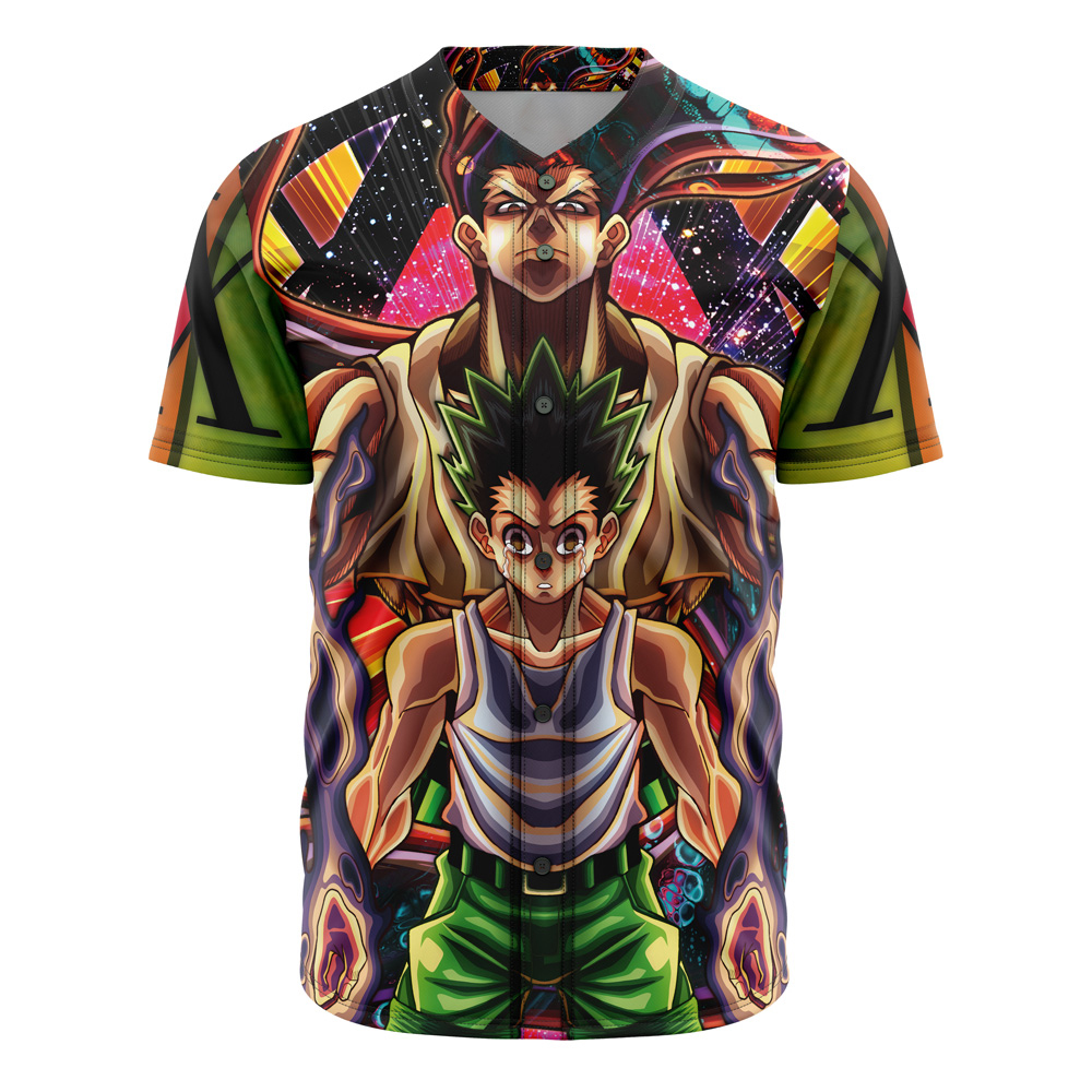 Trippy Gon Freecss Hunter X Hunter Custom Baseball Jersey - Otaku Hall