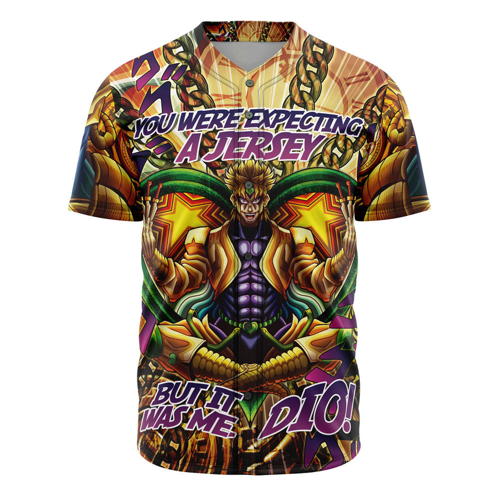 Trippy Medidating Dio It Was Me JoJo's Bizarre Adventure Custom Baseball Jersey - Otaku Hall