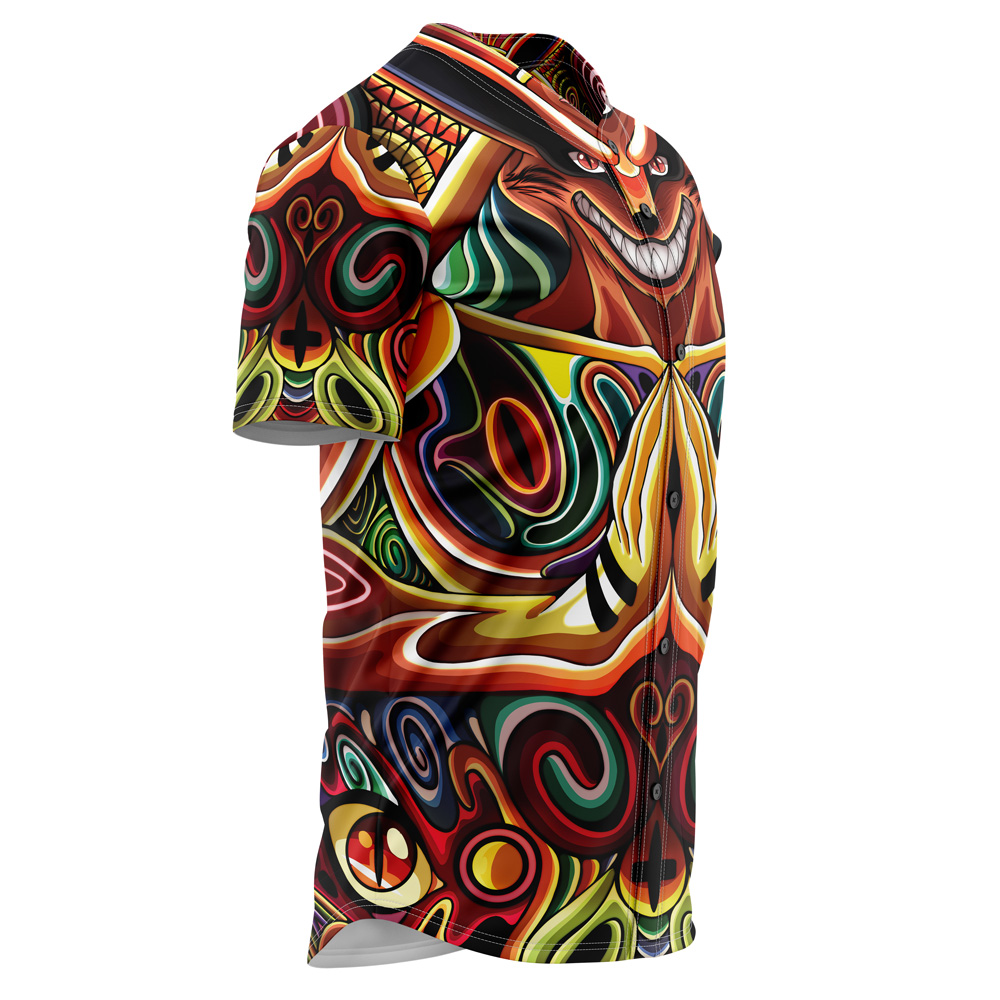 Alternative view of Trippy Naruto Baryon Mode Boruto Custom Baseball Jersey - Otaku Hall