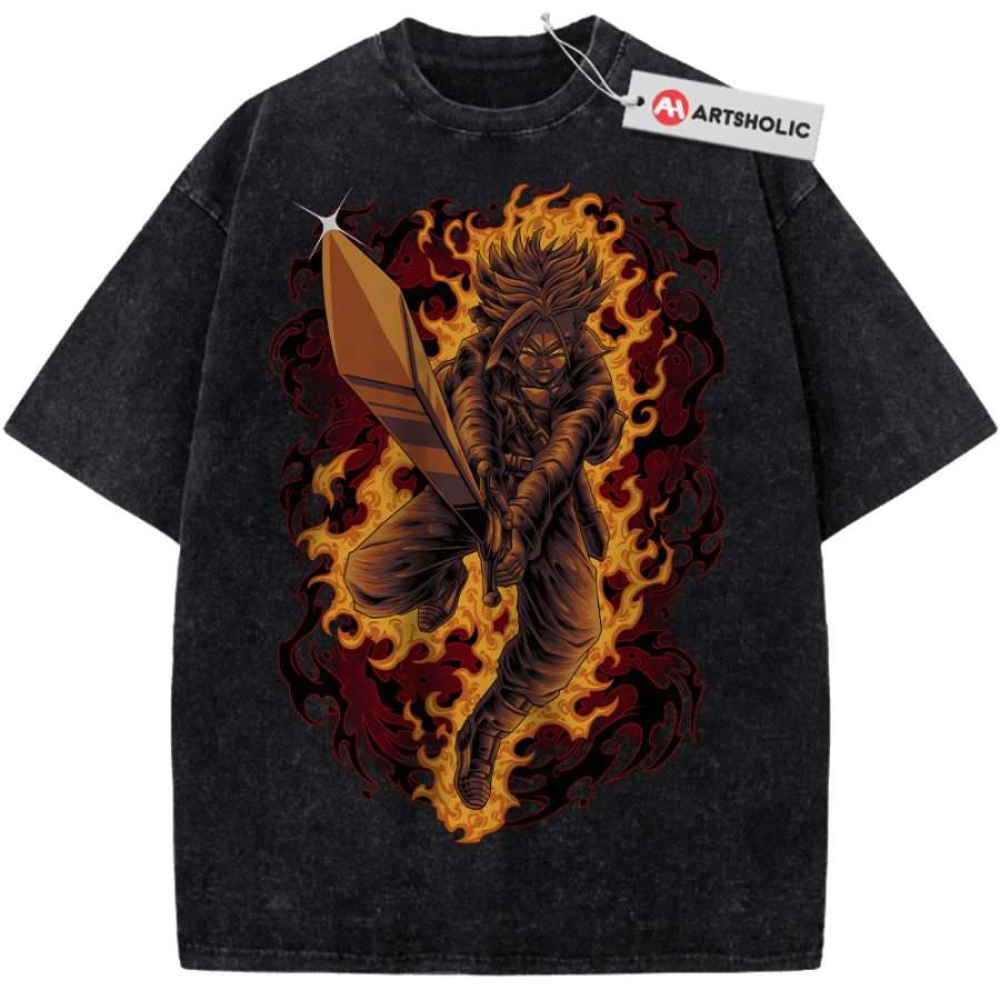 Alternative view of Trunks Shirt, Dragon Ball Z Shirt, DBZ Shirt, Anime Shirt, Vintage Tee