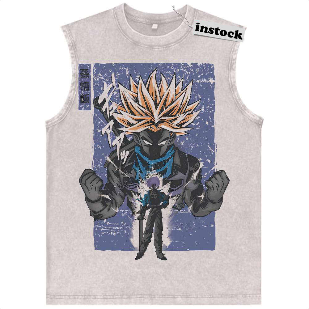 Trunks Tank Top, Dragon Ball Z Tank Top, DBZ Tank Top, Anime Tank Top, Vintage Tank Top