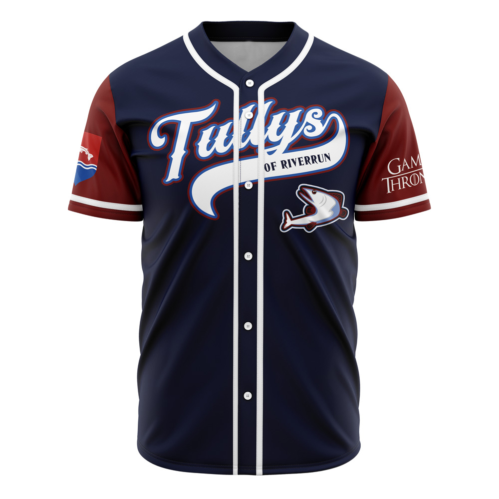 Tullys of Riverrun Game of Thrones Custom Baseball Jersey - Otaku Hall