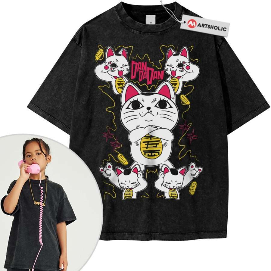 Alternative view of Turbo Granny Shirt For Kids, Dandadan Shirt For Kids, Anime Shirt For Kids, Vintage T-Shirt For Kids
