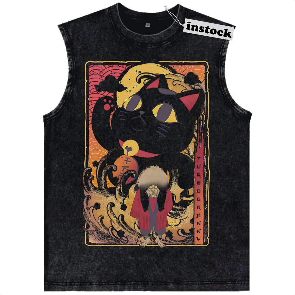Turbo Granny Tank Top, Dandadan Tank Top, Anime Tank Top, Vintage Tank Top
