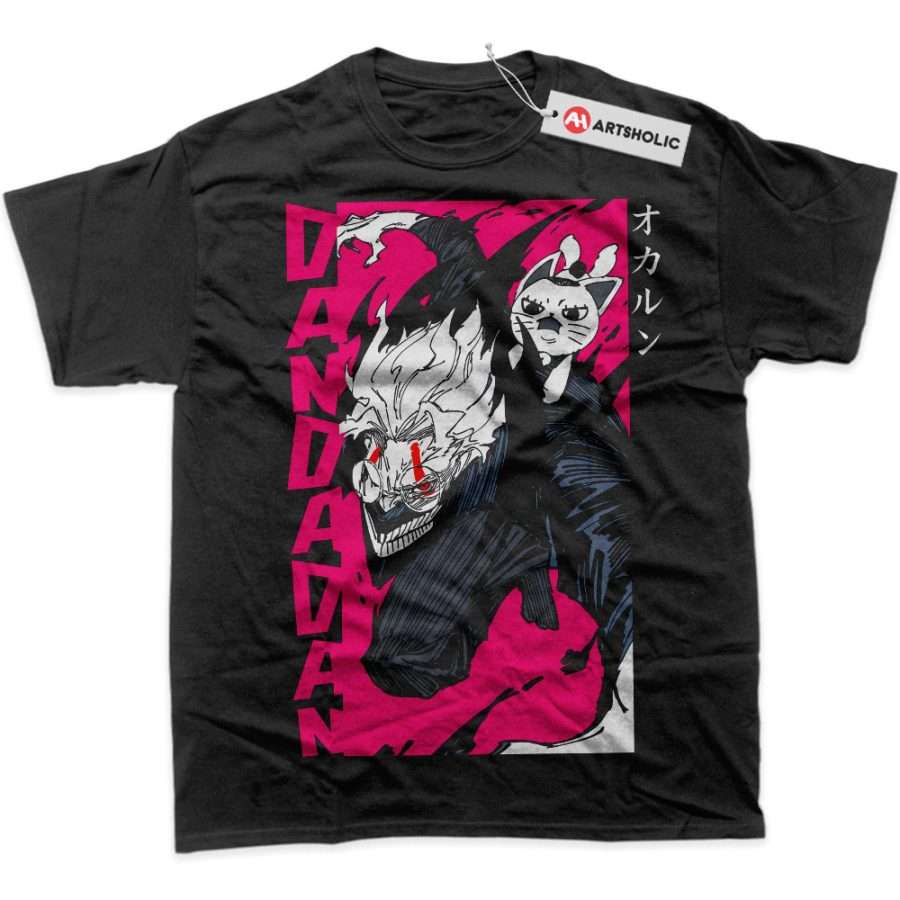 Alternative view of Turbo Granny vs Okarun Shirt, Dandadan Shirt, Anime Shirt, Graphic T-Shirt