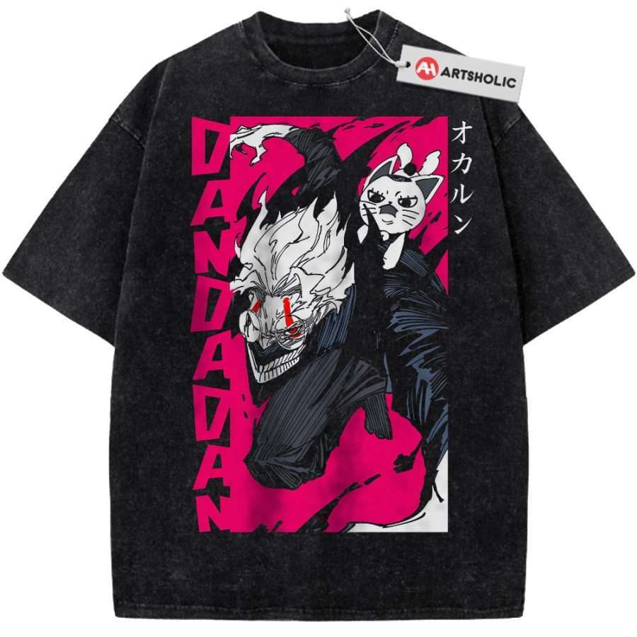 Alternative view of Turbo Granny vs Okarun Shirt, Dandadan Shirt, Anime Shirt, Vintage T-Shirt