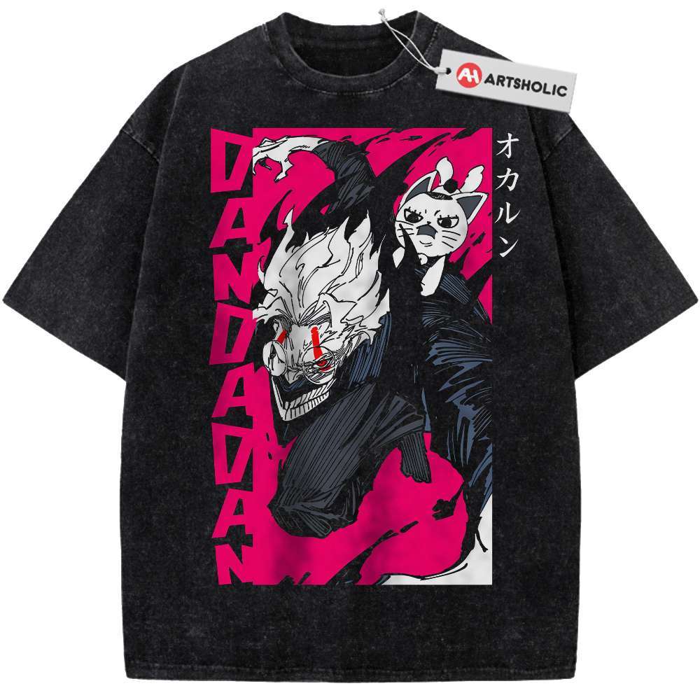Turbo Granny vs Okarun Shirt, Dandadan Shirt, Anime Shirt, Vintage T-Shirt