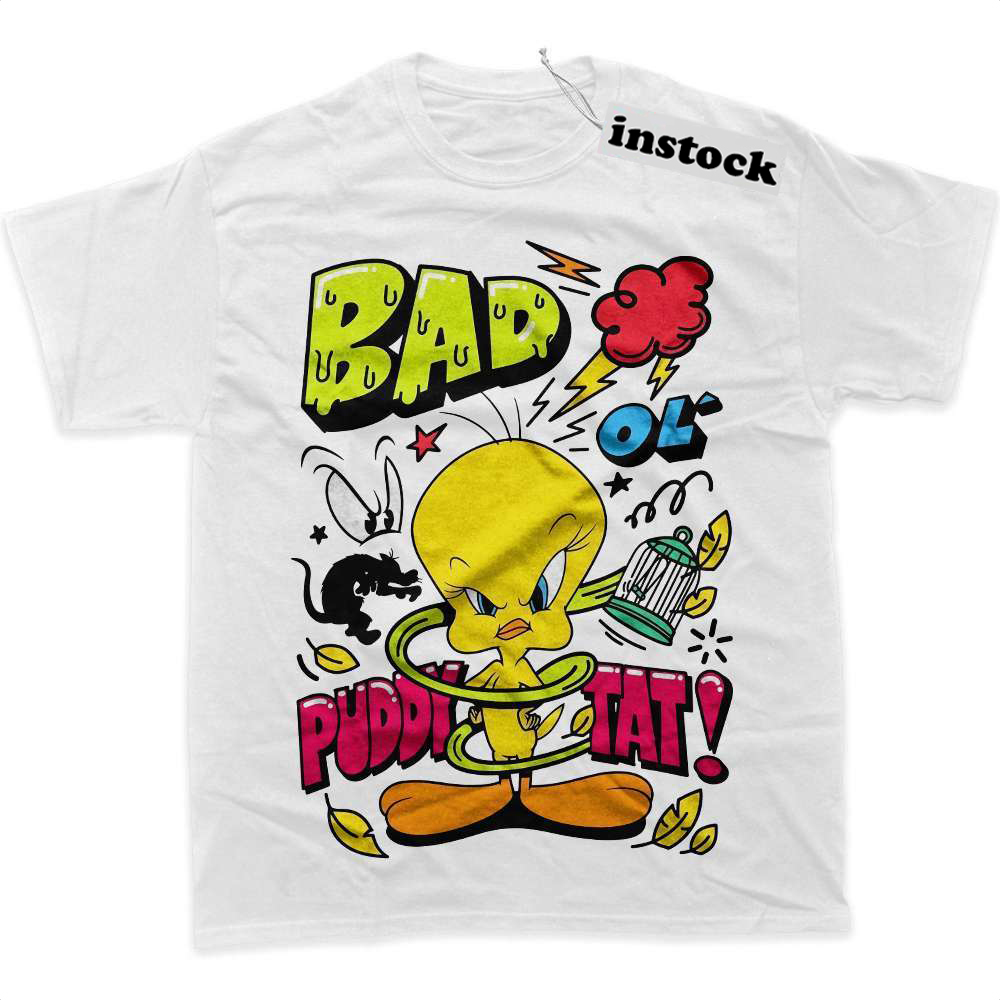 Tweety Shirt, Looney Tunes Shirt, Cartoon Shirt, graphic Tee