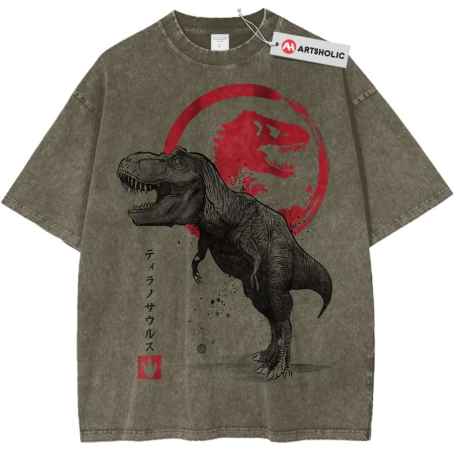 Alternative view of Tyrannosaurus Shirt, Jurassic Park Shirt, Movie Shirt, Vintage Tee