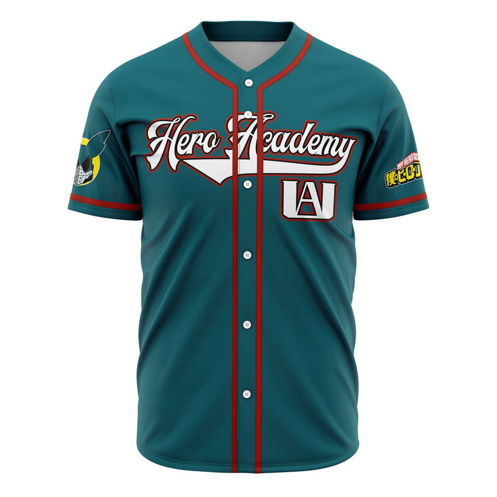 U.A. High School Deku My Hero Academia Custom Baseball Jersey - Otaku Hall