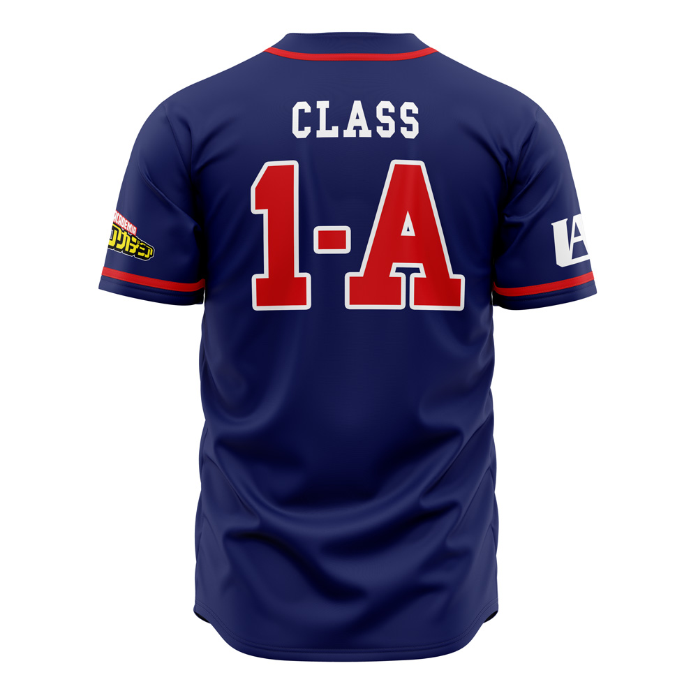 Alternative view of UA Training Uniform My Hero Academia Custom Baseball Jersey - Otaku Hall
