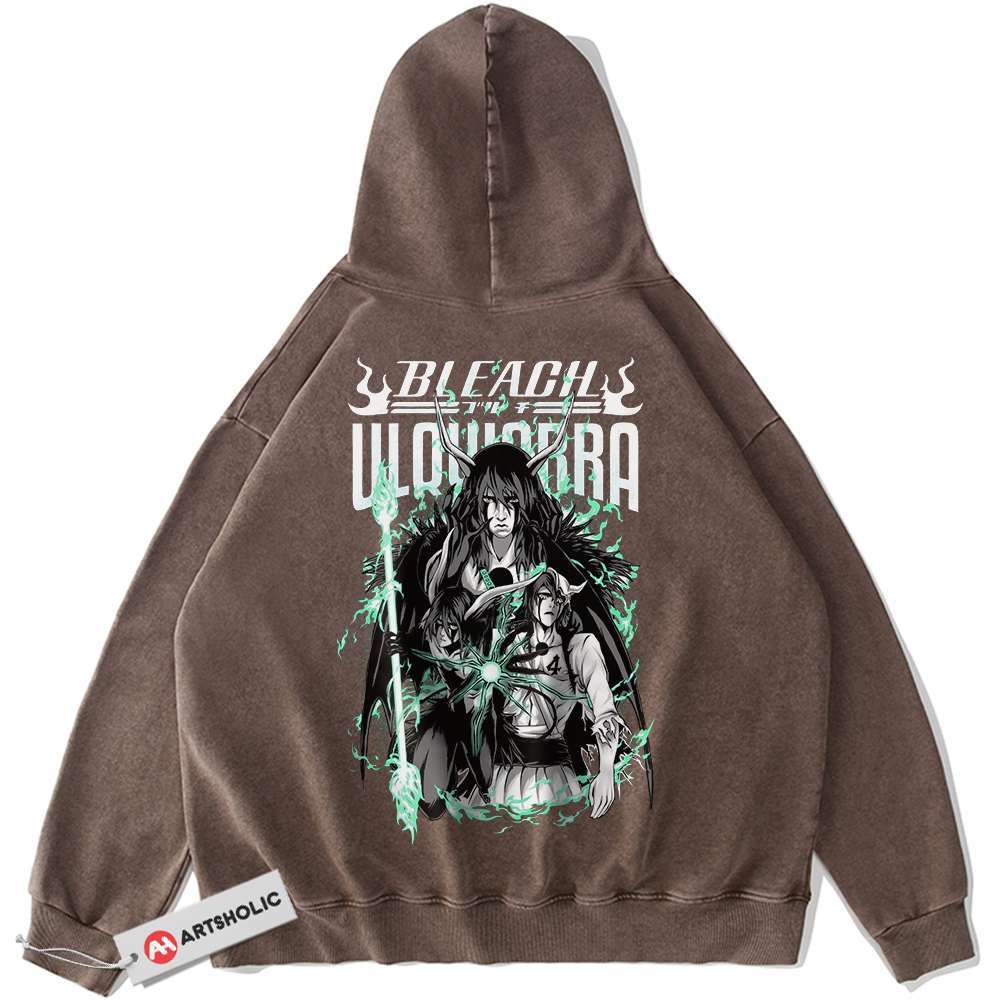 Alternative view of Ulquiorra Cifer Hoodie, Bleach Hoodie, Anime Hoodie, Vintage Hoodie
