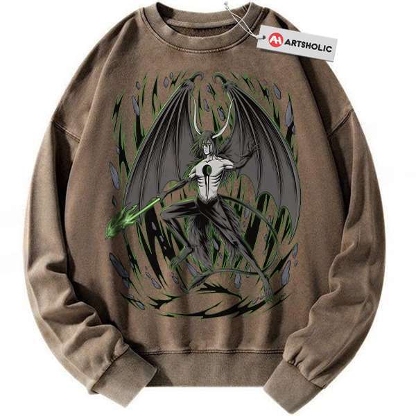 Alternative view of Ulquiorra Cifer Sweatshirt, Bleach Sweatshirt, Anime Sweatshirt, Vintage Sweatshirt