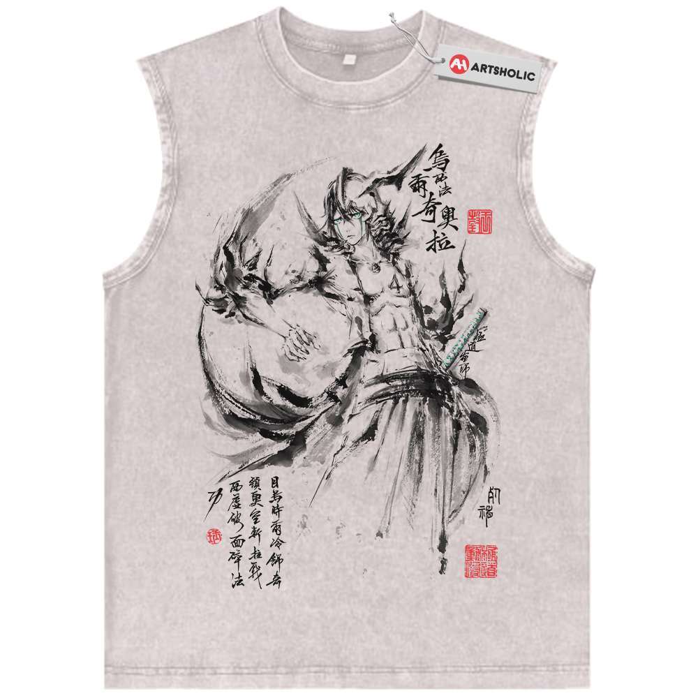Ulquiorra Cifer Tank Top, Bleach Tank Top,  Anime Tank Top, Vintage Tank Top