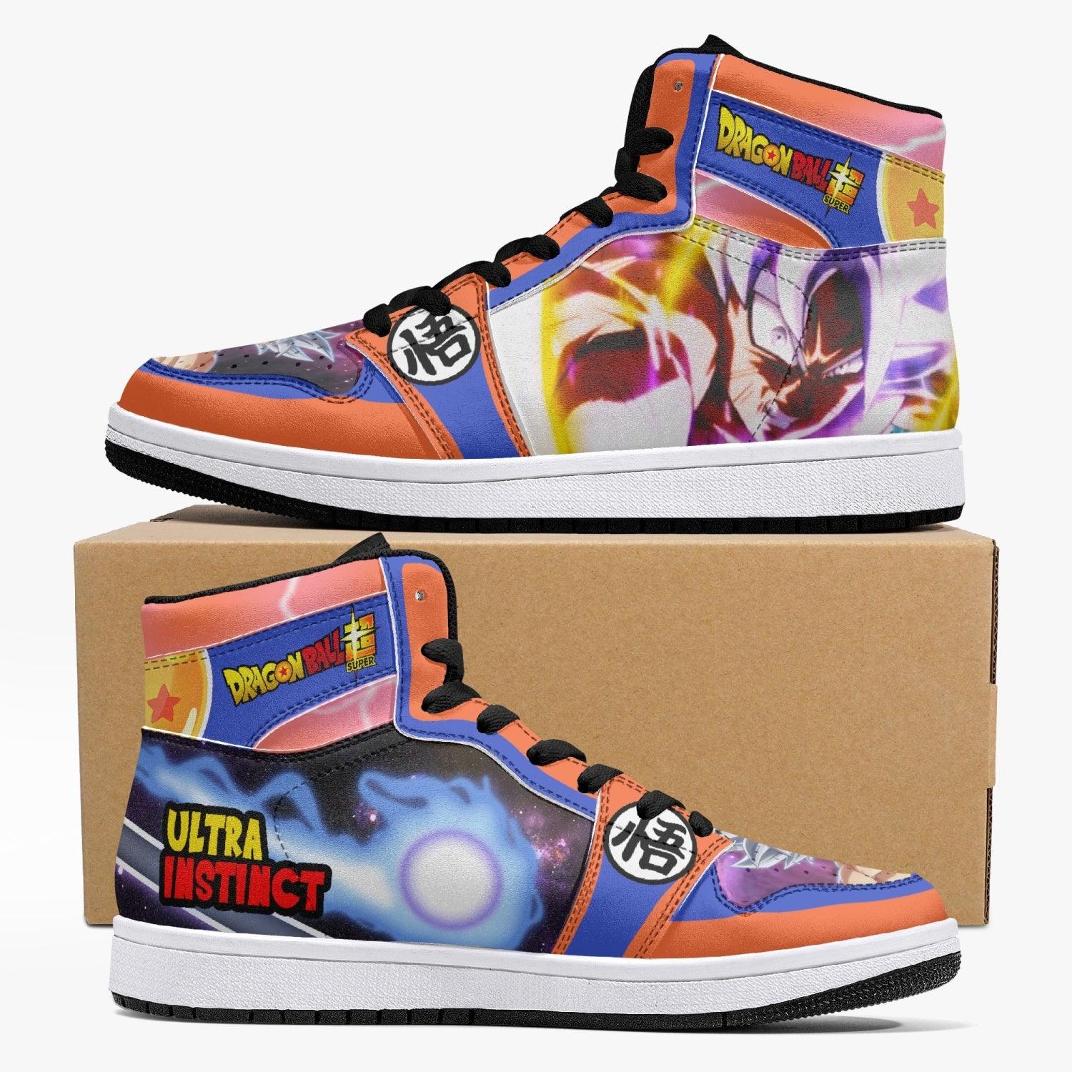 Ultra Instinct Goku Dragon Ball Super Custom Sneaker Mid 1 Basketball Shoes - Otaku Hall