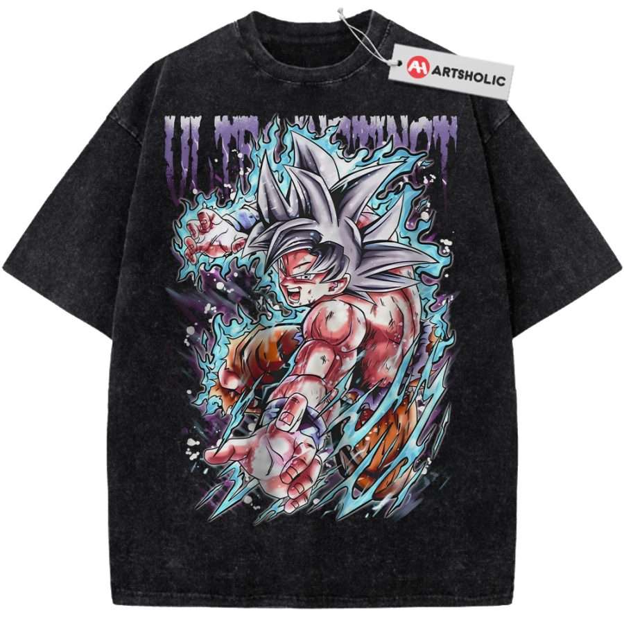 Alternative view of Ultra Instinct Son Goku Shirt, Dragon Ball Shirt, Anime Shirt, Vintage Tee
