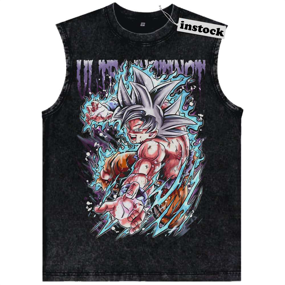 Ultra Instinct Son Goku Tank Top, Dragon Ball Tank Top, Anime Tank Top, Vintage Tank Top